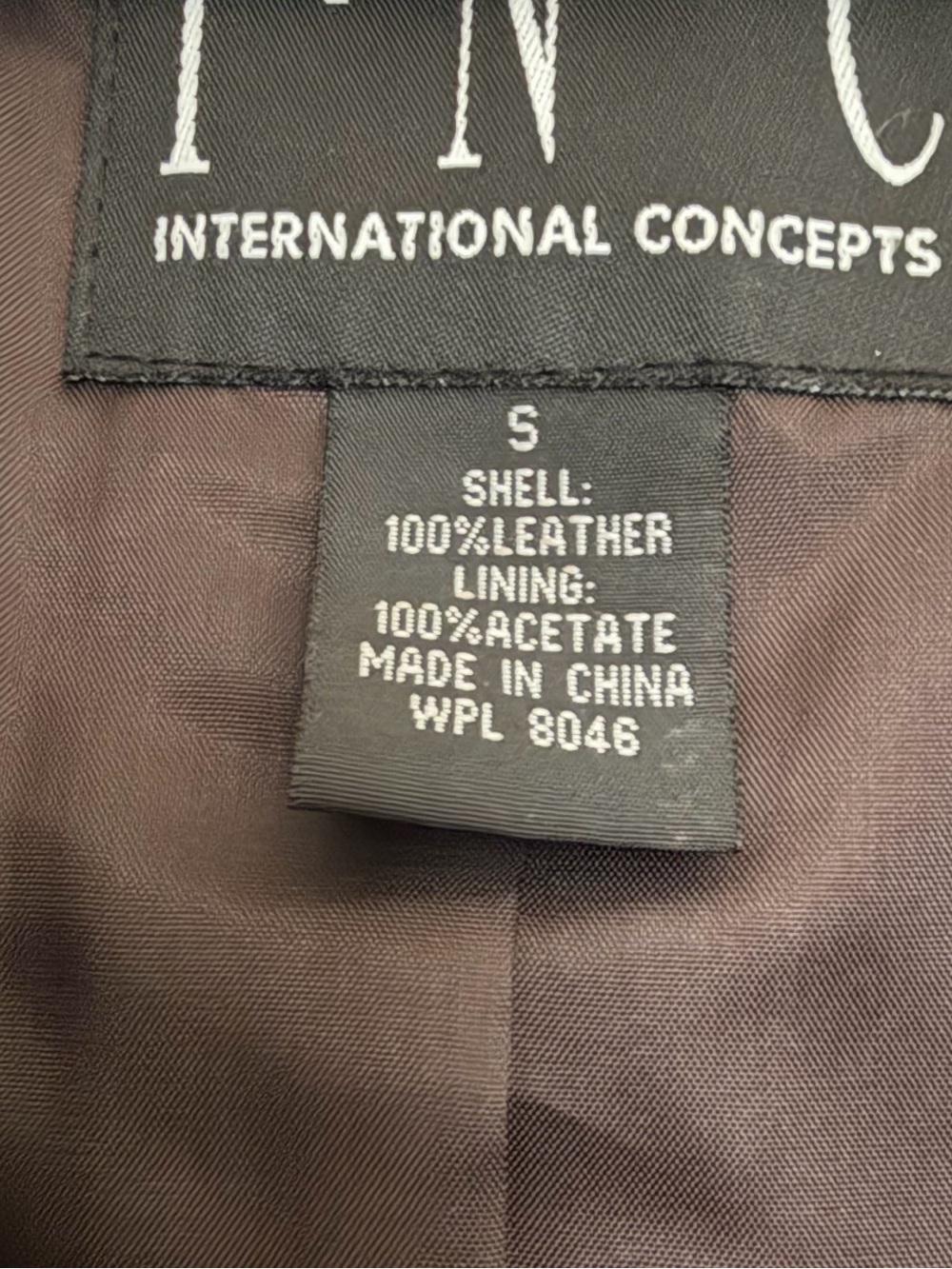 Dark Brown Leather Jacket - Picture 6 of 6